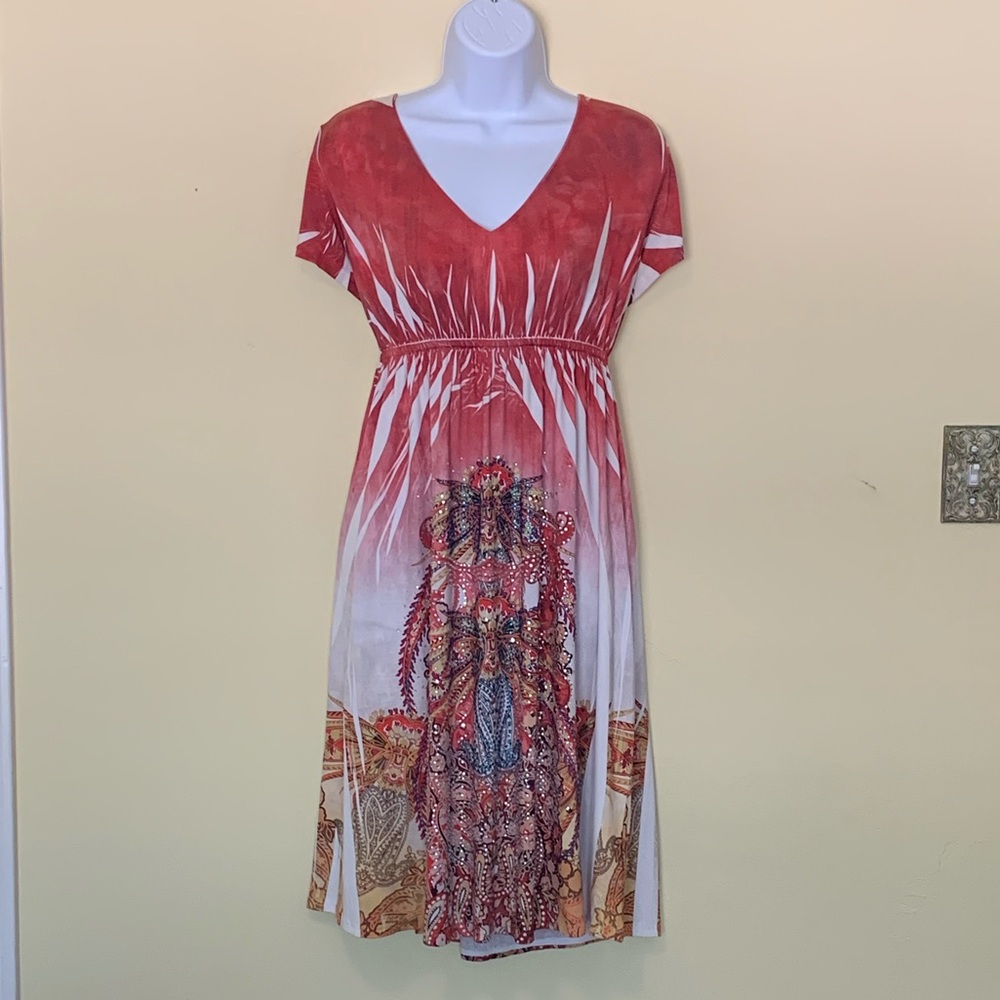 R Rouge short sleeve dress